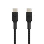 Belkin BoostCharge Cable USB-C a USB-C Trenzado 0,15 m Negro