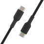 Belkin BoostCharge Cable USB-C a USB-C Trenzado 0,15 m Negro