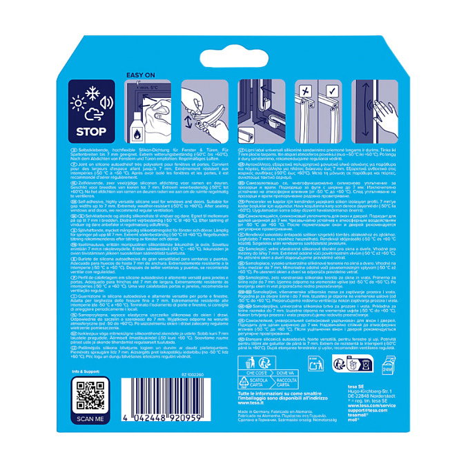 Tesa Moll Premium Flexible 6m Transparente 05417 Tesa Moll Premium Flexible 6m Transparente 05417