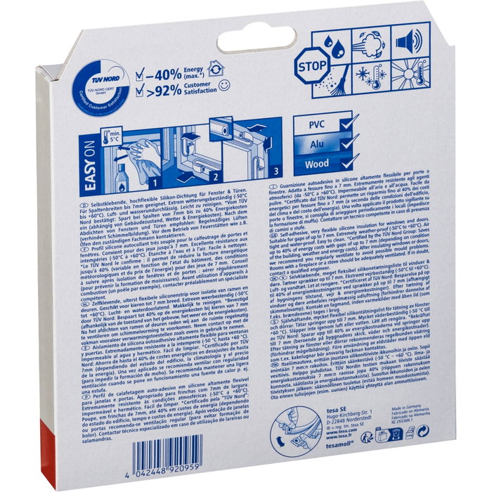 Tesa Moll Premium Flexible 6m Transparent 05417