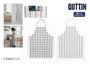 Quttin Set de 24 Delantales de Cocina de Algodón 84x63 cm