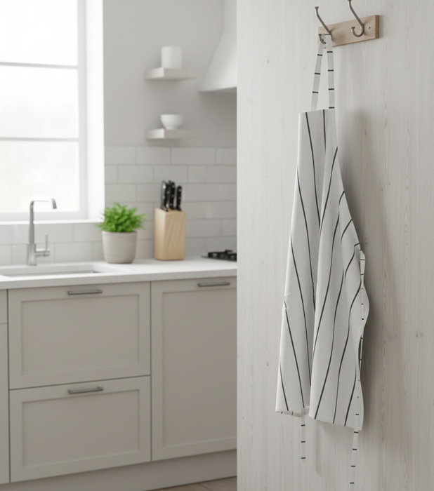 Quttin Set de 24 Delantales de Cocina de Algodón 84x63 cm