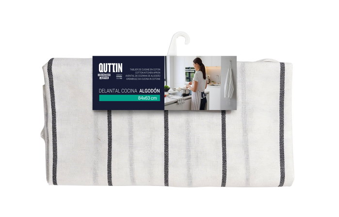 Quttin Set de 24 Delantales de Cocina de Algodón 84x63 cm