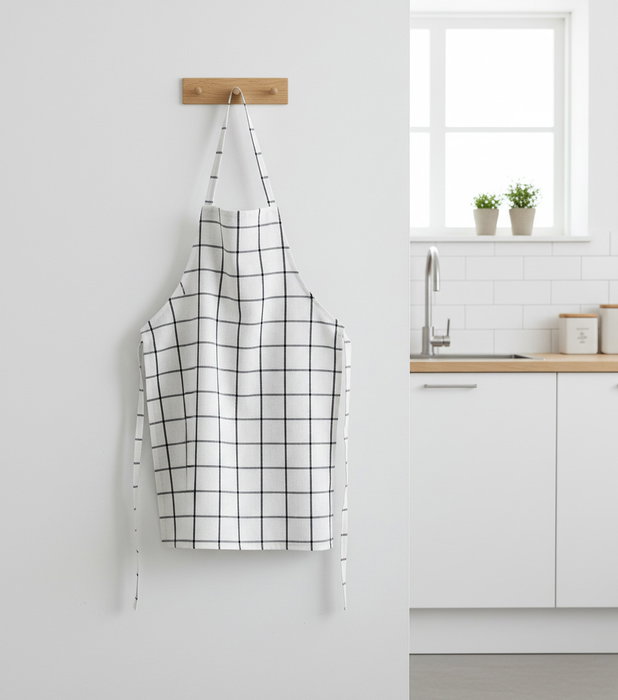 Quttin Set de 24 Delantales de Cocina de Algodón 84x63 cm