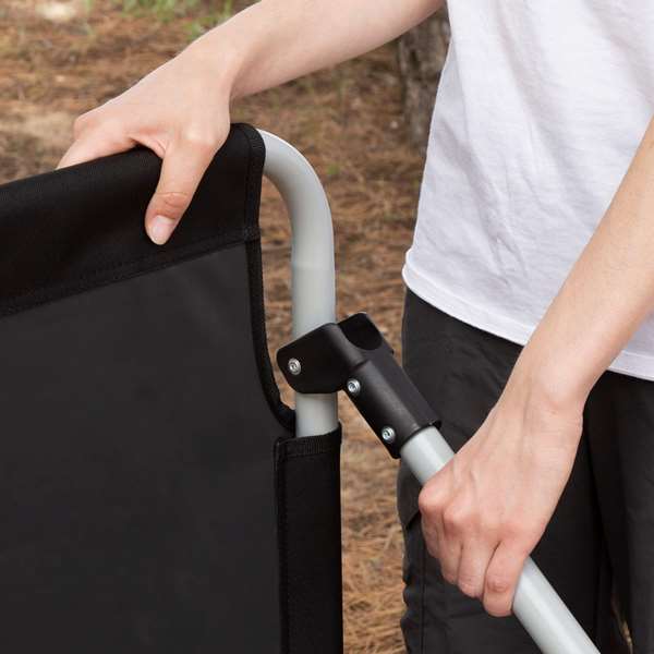 Color Baby Cama Playa Acero Plegable 186x58x35cm