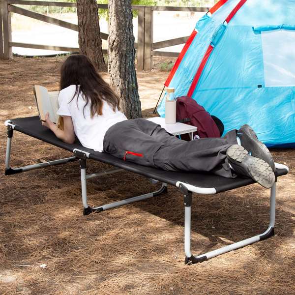 Color Baby Cama Playa Acero Plegable 186x58x35cm