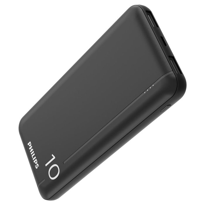 Philips Powerbank Slim 10000mAh Negro con Doble USB Philips Powerbank Slim 10000mAh Negro con Doble USB