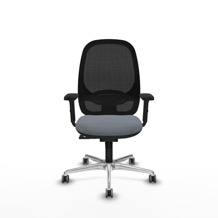 PIQUERAS Y CRESPO Silla de oficina Cilanco con mecanismo Sincro Gris/Negro
