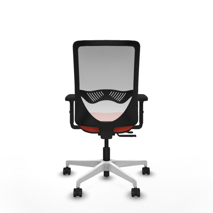 PIQUERAS Y CRESPO Silla de oficina Zulema Naranja oscuro y Blanco PIQUERAS Y CRESPO Silla de oficina Zulema Naranja oscuro y Blanco
