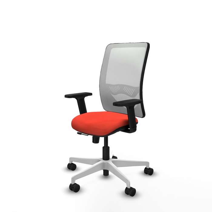 PIQUERAS Y CRESPO Silla de oficina Zulema Naranja oscuro y Blanco PIQUERAS Y CRESPO Silla de oficina Zulema Naranja oscuro y Blanco