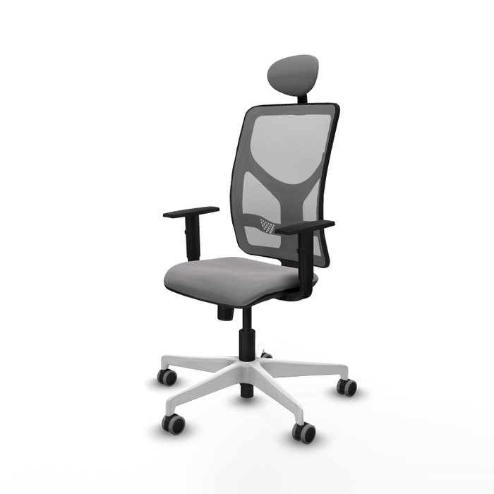 PIQUERAS Y CRESPO Silla de oficina Motilla Gris con mecanismo Sincro PIQUERAS Y CRESPO Silla de oficina Motilla Gris con mecanismo Sincro