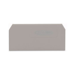 WAGO 280-308 Placa de cierre y entreplaca, Gris