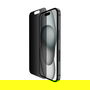 Belkin ScreenForce OVA147ZZ Protector de Pantalla de Vidrio Templado 9H Privacidad y Antimicrobiano para iPhone 15/14 Pro 6.1"