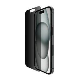 Belkin Screenforce OVA147ZZ Protector de Pantalla de Vidrio Templado Privacidad para iPhone 15/14 Pro
