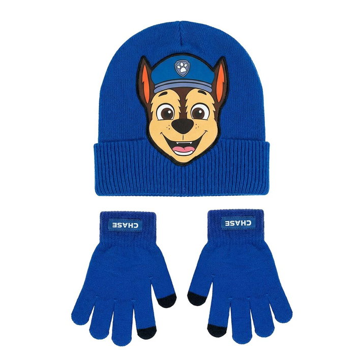 Cerdá Conjunto de Gorro y Guantes Chase Paw Patrol Azul