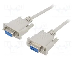 AKYGA Cable D-Sub 9pin tomacorriente 1:1 de 2m blanco