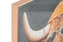 DKD Home Decor Cuadro Lienzo MDF 82x82x4,5 cm Vaca Abrigo Surtido de 2