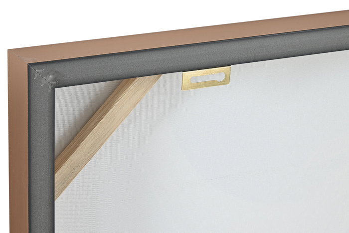 DKD Home Decor Cuadro Lienzo MDF 82x82x4,5 cm Vaca Abrigo Surtido de 2