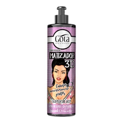 Gota Dourada Matizador 3D Super Black 300ml