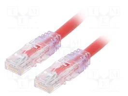 PANDUIT Patch Cord Cat 6a U/UTP 3m Rojo