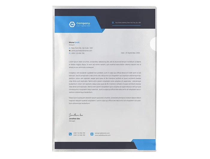 Q-connect Carpeta Dossier Uñero Plástico DIN A4 120 Micras Transparente Bolsa 10 Unidades