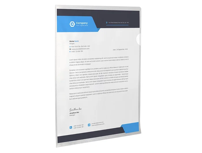 Q-connect Carpeta Dossier Uñero Plástico DIN A4 120 Micras Transparente Bolsa 10 Unidades