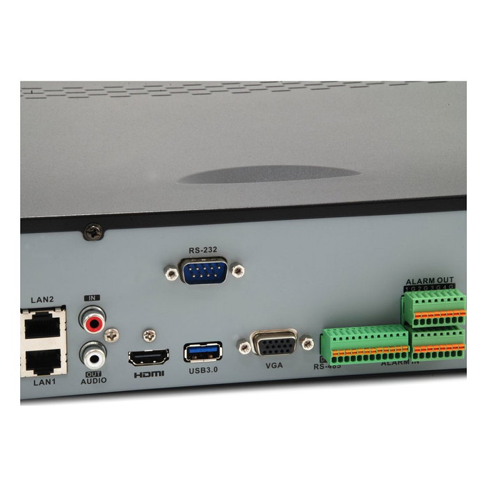 Level One NVR-1332 Grabador de Vídeo en Red de 32 Canales H.265 con Resolución de 3840 x 2160 Pixeles