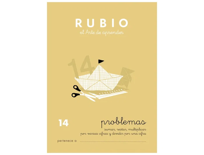 Rubio Cuaderno problemas nº 14 para el desarrollo intelectual del alumno. Complementa y potencia las enseñanzas de los centros educativos. Certificado FSC. Rubio Cuaderno problemas nº 14 para el desarrollo intelectual del alumno. Complementa y potencia las enseñanzas de los centros educativos. Certificado FSC.