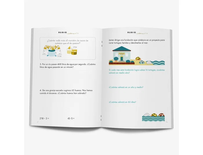 Rubio Cuaderno problemas nº 14 para el desarrollo intelectual del alumno. Complementa y potencia las enseñanzas de los centros educativos. Certificado FSC. Rubio Cuaderno problemas nº 14 para el desarrollo intelectual del alumno. Complementa y potencia las enseñanzas de los centros educativos. Certificado FSC.
