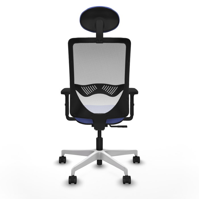 PIQUERAS Y CRESPO Silla de oficina Zulema con mecanismo Sincro, Azul claro y Blanco PIQUERAS Y CRESPO Silla de oficina Zulema con mecanismo Sincro, Azul claro y Blanco