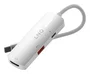 LINQ LQ49031 Adaptador Hub USB-C 3 en 1 con HDMI 2.0 4K/60Hz, USB-C PD 140W Carga Rápida y Puerto USB-A 3.2 5Gbps - Color Gris y Blanco