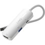 Linq Adaptador USB-C 3 puertos: 1x USB 3.2, 1x HDMI, 1x USB-C PD 140W - Gris