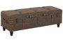 DKD Home Decor Descalzadora PU MDF Vintage Desgastado Marrón