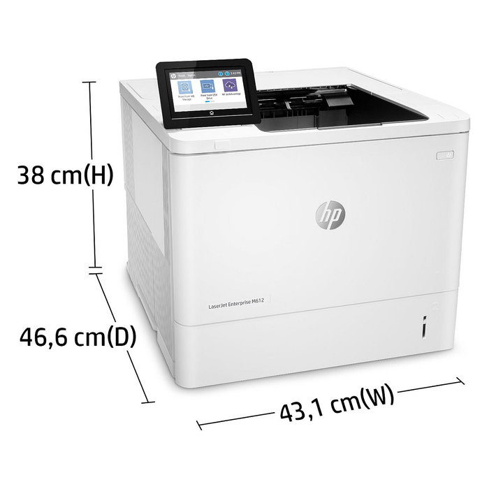 HP LaserJet Enterprise M612dn Blanco