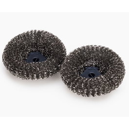 Joseph Joseph SinkTech Cabezales de Esponja de Acero, 2 Piezas, Gris