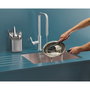 Joseph Joseph SinkTech Cabezales de Esponja de Acero, 2 Piezas, Gris