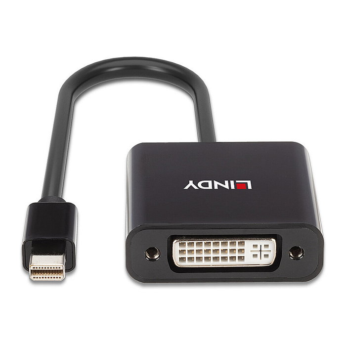 LINDY Convertidor Mini DisplayPort a DVI activo