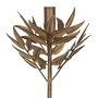Portavelas Oro Metal Decoración 17 X 17 X 30 cm