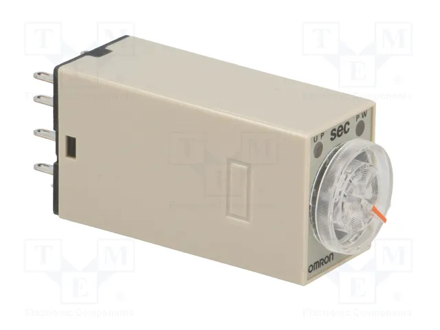OMRON H3Y Relé de tiempo DPDT 100-120VAC 1s-30min