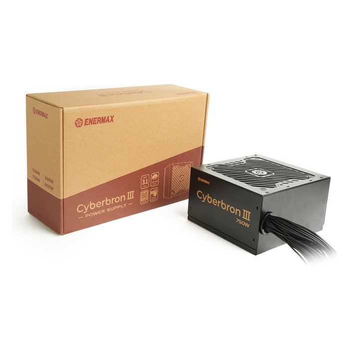 Enermax EMB850EWT-NAC Fuente de Alimentación ATX 850W 80 PLUS Bronze, No Modular, 8 Conectores SATA, Ventilador 12 cm, Negro