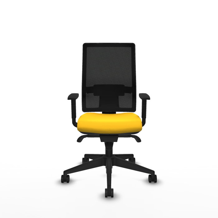 PIQUERAS Y CRESPO Silla de oficina Horna Amarillo y Negro PIQUERAS Y CRESPO Silla de oficina Horna Amarillo y Negro