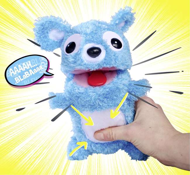 Smoby Peluche Screamerz Oso con Sonido 30 cm Juguete para Niños a Partir de 5 Años