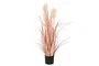 DKD Home Decor Planta tipo Plumero Coral y Negro 25x25x80 cm