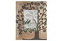 DKD Home Decor Marco de Fotos 10x15 Cottage Marrón Mango y Cristal con Árbol de la Vida 2 Unidades 20.5 x 1.5 x 25.5 cm