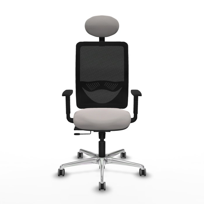 PIQUERAS Y CRESPO Silla de oficina Zulema con mecanismo Sincro/Traslack, Blanco y Negro PIQUERAS Y CRESPO Silla de oficina Zulema con mecanismo Sincro/Traslack, Blanco y Negro