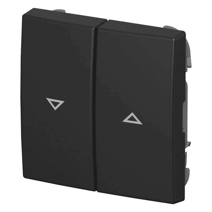 BUSCH-JAEGER Placa frontal de interruptor con flecha arriba/abajo Negro BUSCH-JAEGER Placa frontal de interruptor con flecha arriba/abajo Negro