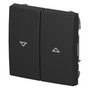BUSCH-JAEGER Placa frontal de interruptor con flecha arriba/abajo Negro