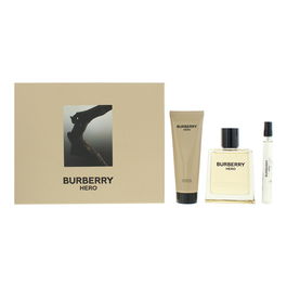 Set Burberry: Hero, Eau De Toilette, For Men, 100 ml + Hero, Eau De Toilette, For Men, 10 ml + Hero, Shower Gel, For All Skin Types, 75 ml