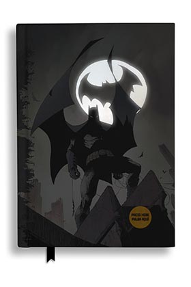 Batman Batseñal Libreta Con Luz Universo Dc