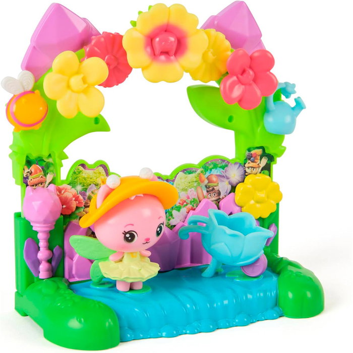 Spin Master Set de Balcón Jardín Cristal La Casa de Gabby con Kitty Fairy y 7 Piezas Spin Master Set de Balcón Jardín Cristal La Casa de Gabby con Kitty Fairy y 7 Piezas